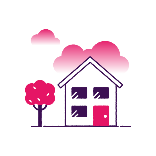 house illustration