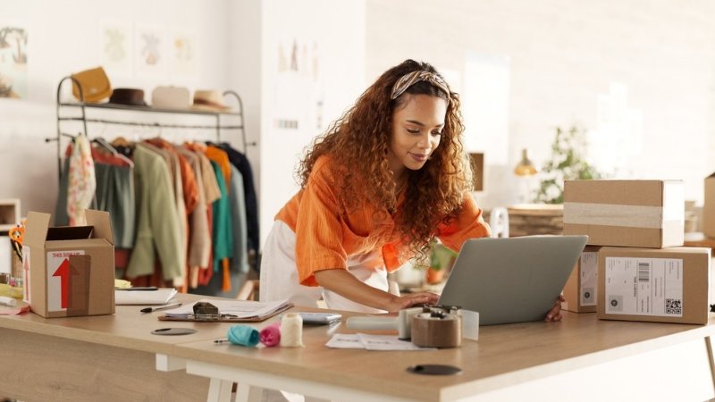 Woman on laptop