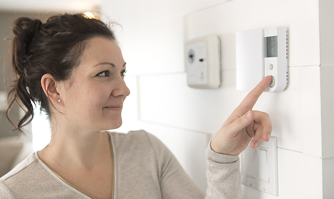 Woman creating checklist
