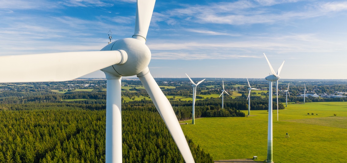 photo of a windfarm