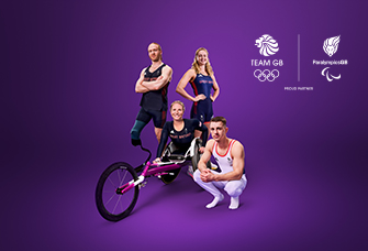 Proud Team GB and ParalympicsGB athletes Jonnie Peacock, Hannah Scott, Sammi Kinghorn and Max Whitlock