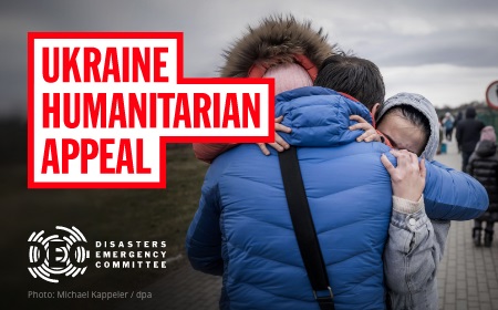 Logo of the DEC Ukraine Humanitarian Appeal