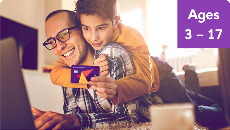 NatWest Rooster Money is for children and teens ages 3-17 years old