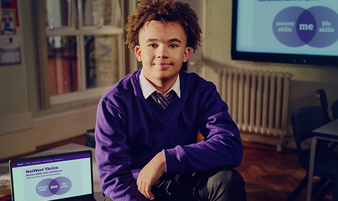 school boy thrive