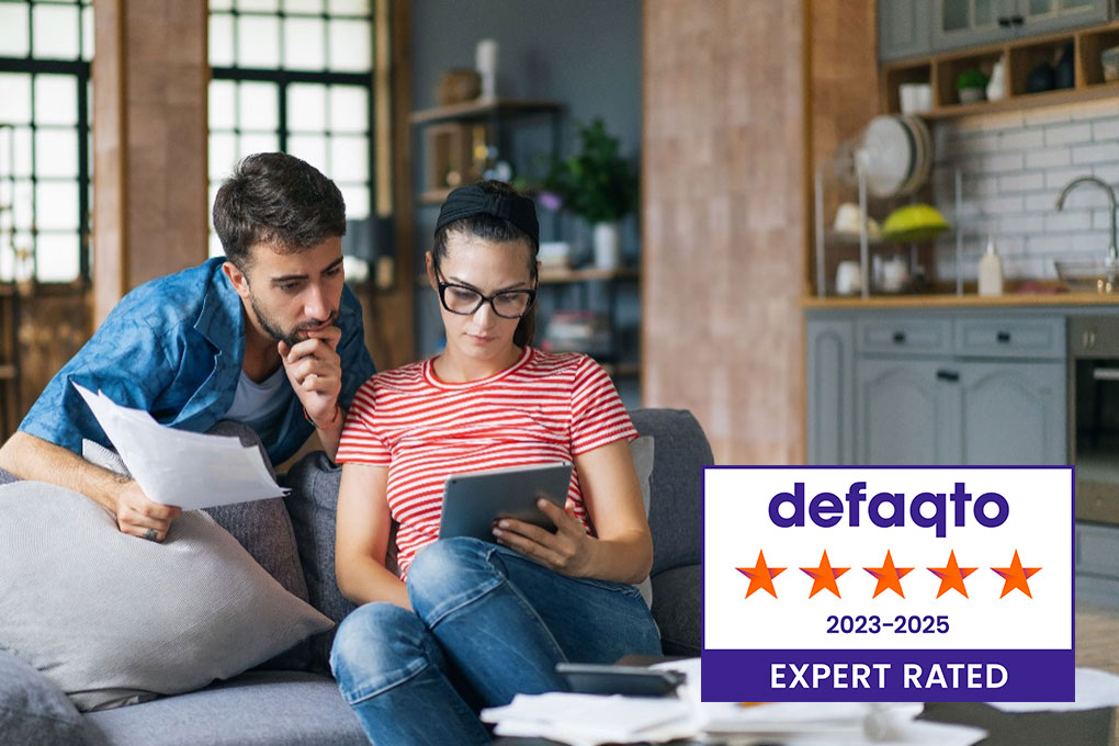 Couple applying for a loan