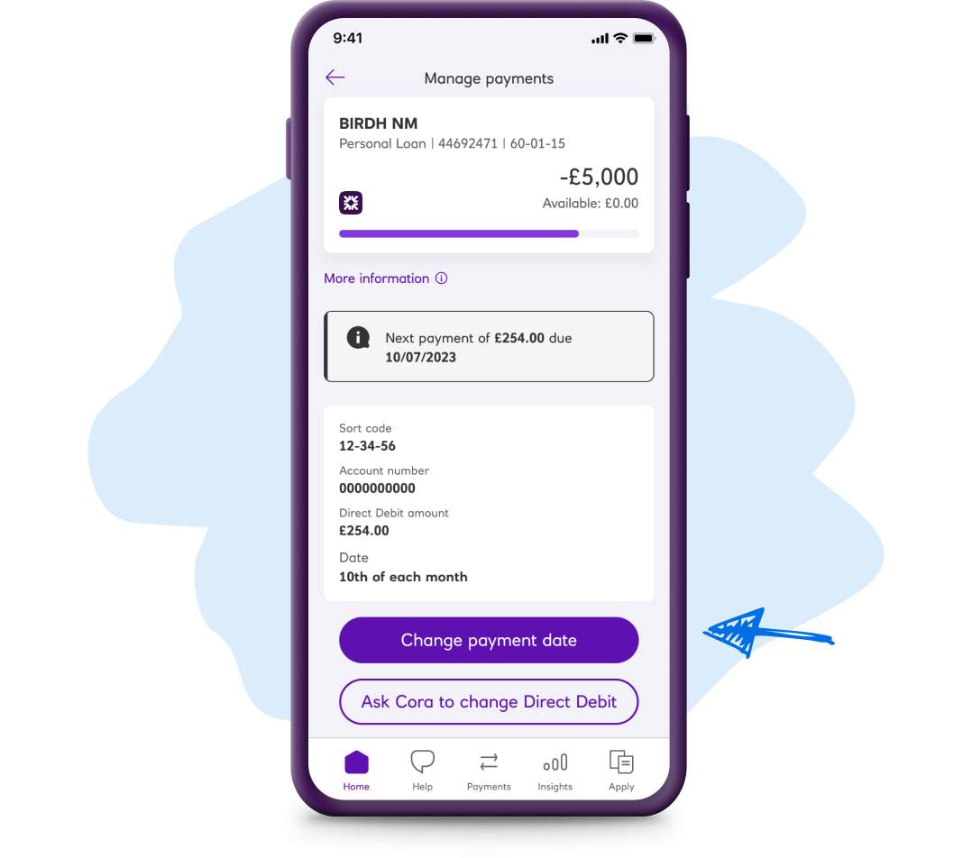 Change your payment date