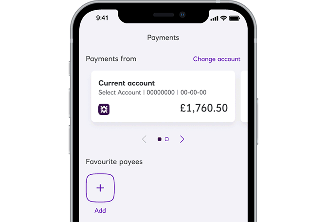 Video step by step guide to how to add a payee as a favourite